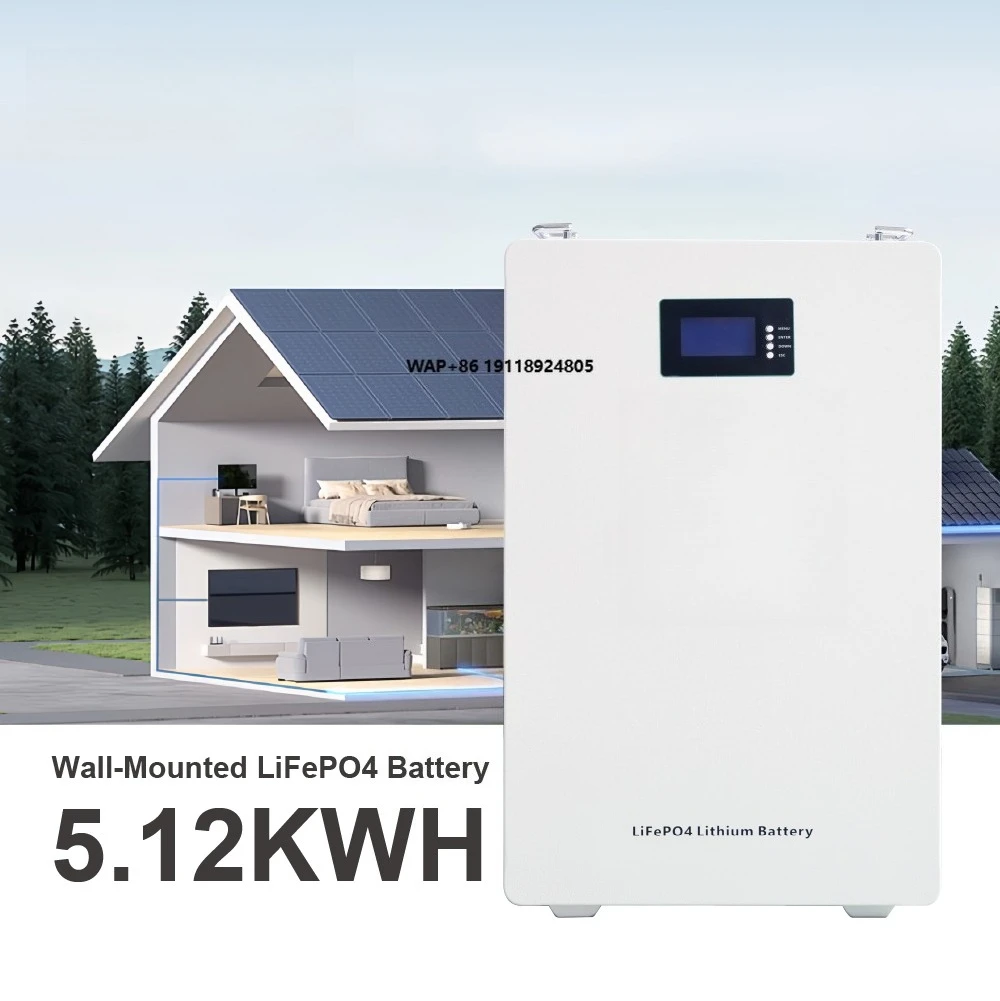 MOREDAY Wall Mounted Home Solar Energy Storage Battery 5.12kWh M3-100W-5K-D