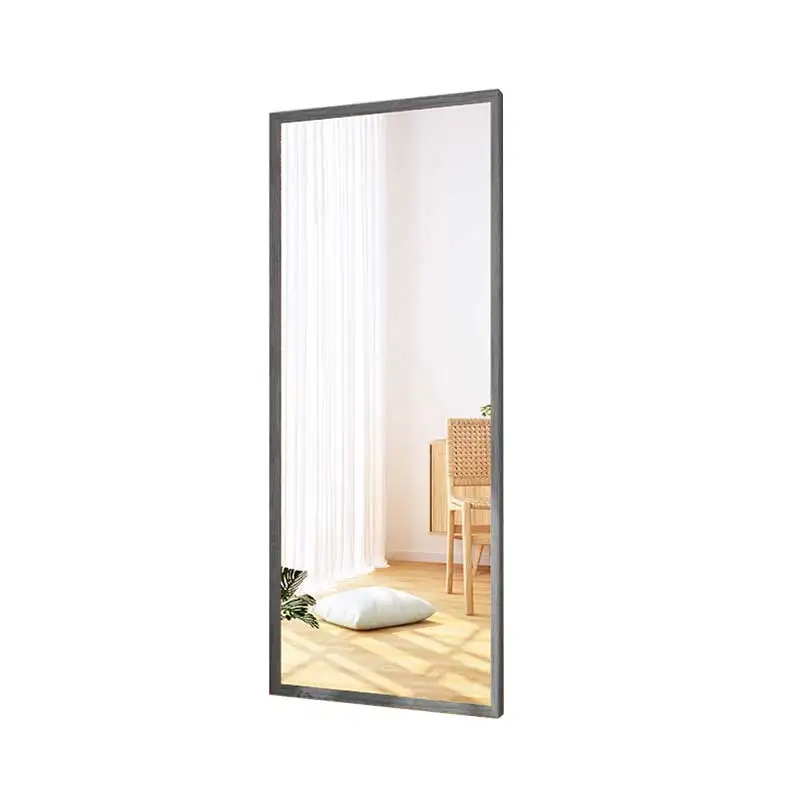 

30*150 CM Solid Wood Framed Square Wooden Floor Mirror for Dressing /living Room/bedroom/hotel/SPA/gym/salon/beauty