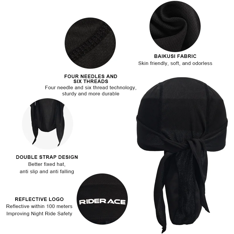 여름 사이클링 캡 빠른 건조 통기성 해적 모자 야외 스포츠 러닝 하이킹 자외선 차단 후드 헤드웨어 흡습성 높은 탄력성