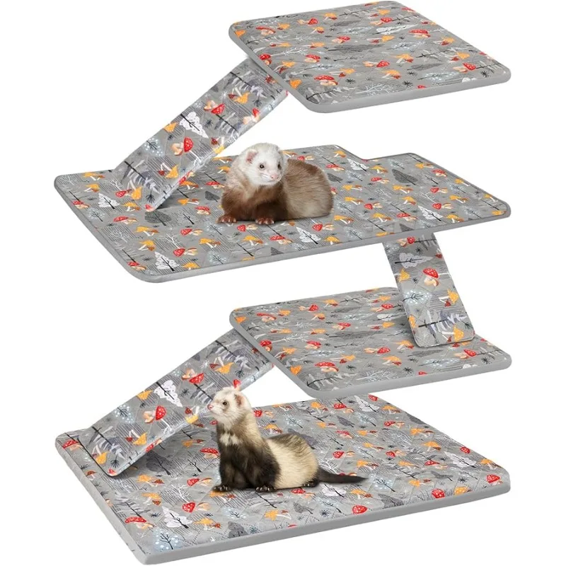 

Ferret Cage Liner Set for Ferret Nation & Critter Nation Cage, Waterproof Ferrets Cage Accessories for Small Animals Rats Chinch