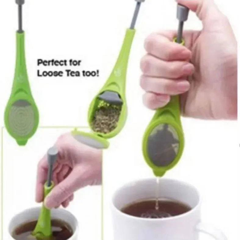 Tetera ligera, cómoda y cómoda para el hogar, máquina de té de mano, colador difusor de té chino, accesorios de cocina