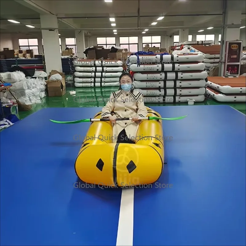 

Wholesale Por-table Ultralight Bike Raft Backrest Inflatable Tpu Packraft Kayak Inflatable Fishing Boat
