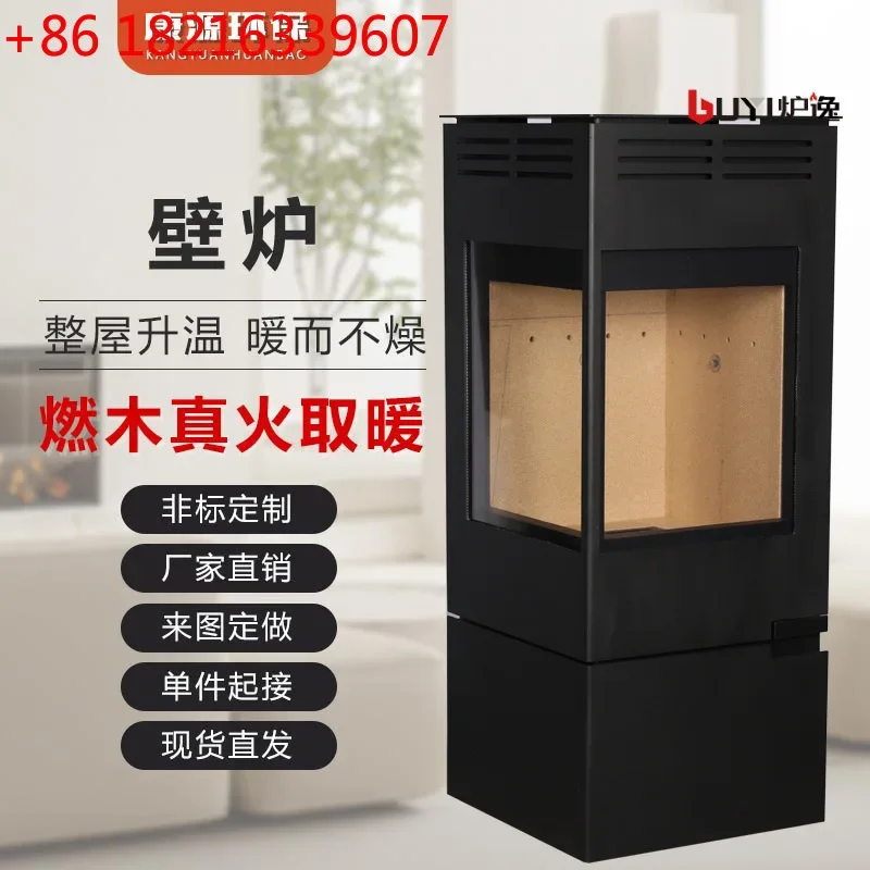 Household living room wood-burning heating stove European-style villa homestay wood stove