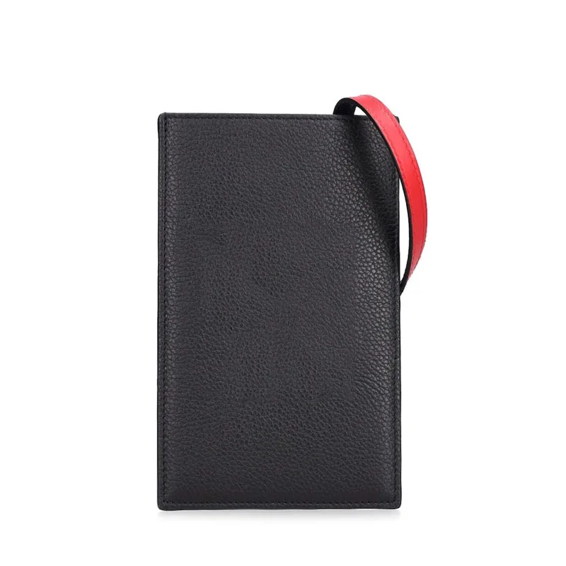 New CL Shoulder Bag Card Bag Genuine Leather Red Bottom Crossbody Mobile Phone Bag Stylish Design Men Women Wallet Pouch