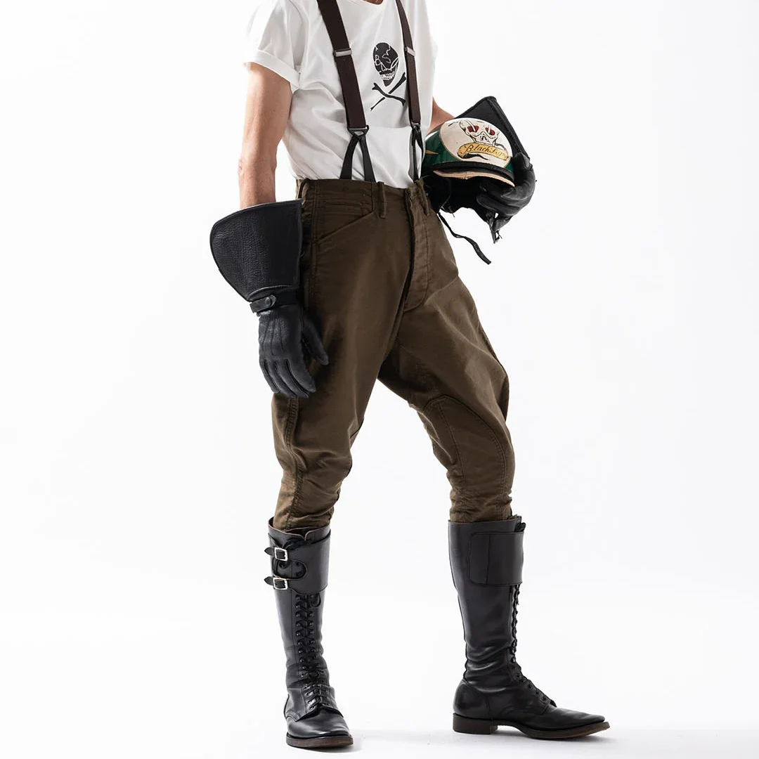 Meimei homemade new twill cotton breeches knight feet 9 points retro casual pants YUTU&MM men's XS XXXL2006#