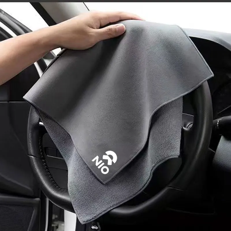 Clean Microfiber Cleaning Cloth Car Wash Towel For Washing Towel For NIO ET5 ES6 ES8 EC6 ET7 Weilai ET7 EP9 Eve ET5 Accessories