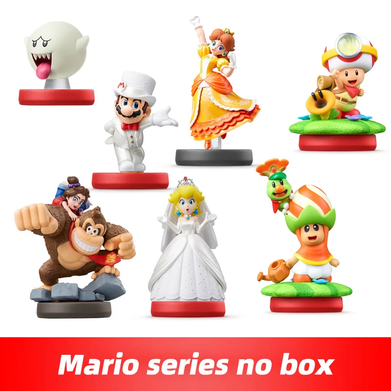 ARTSWIFT Amiibo Nuevo Sin Caja Super Smash Mario Odyssey Peach Flower Bananza DK&Pauline Figura NFC Sin Restricción Regional Original