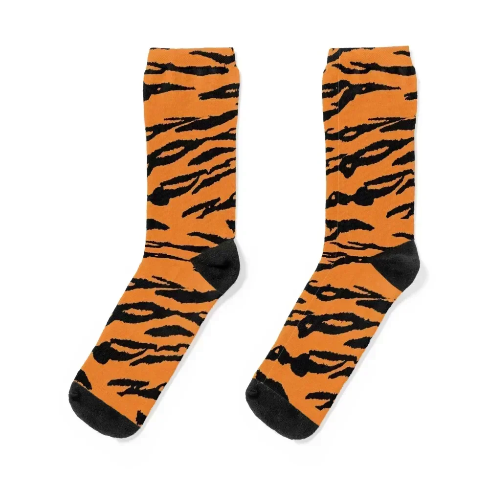 

Tiger Skin Pattern Socks anti slip football football happy compression Women's Socks Men's