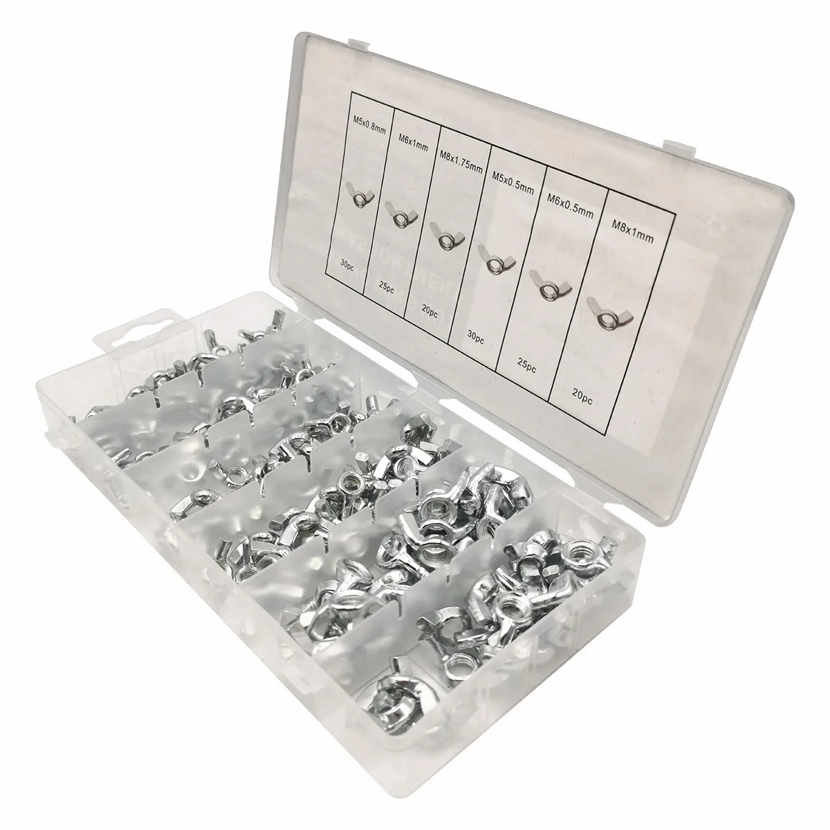 

150PC disc-shaped nut butterfly nut hardware set combination set small hardware components