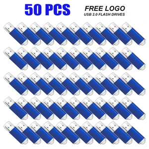 50pcs/lote original USB 2.0 Flash Drive 1GB 2GB 4GB 8GB Pen Drive 16GB 32GB USB USB Sticks 64GB Memoria Flash Disk 128MB Logotipo gratis 8 mejores ventas de memoria de 2GB USB - №4