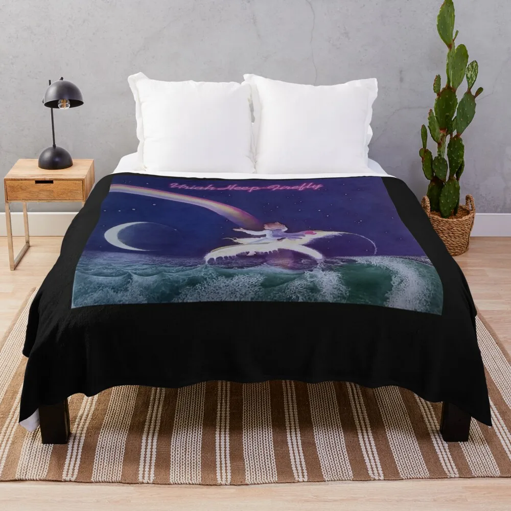 Uriah Heep - Firefly Classic T-Shirt Throw Blanket Luxury Designer Blanket Thin Blankets Furry Blanket sofa bed