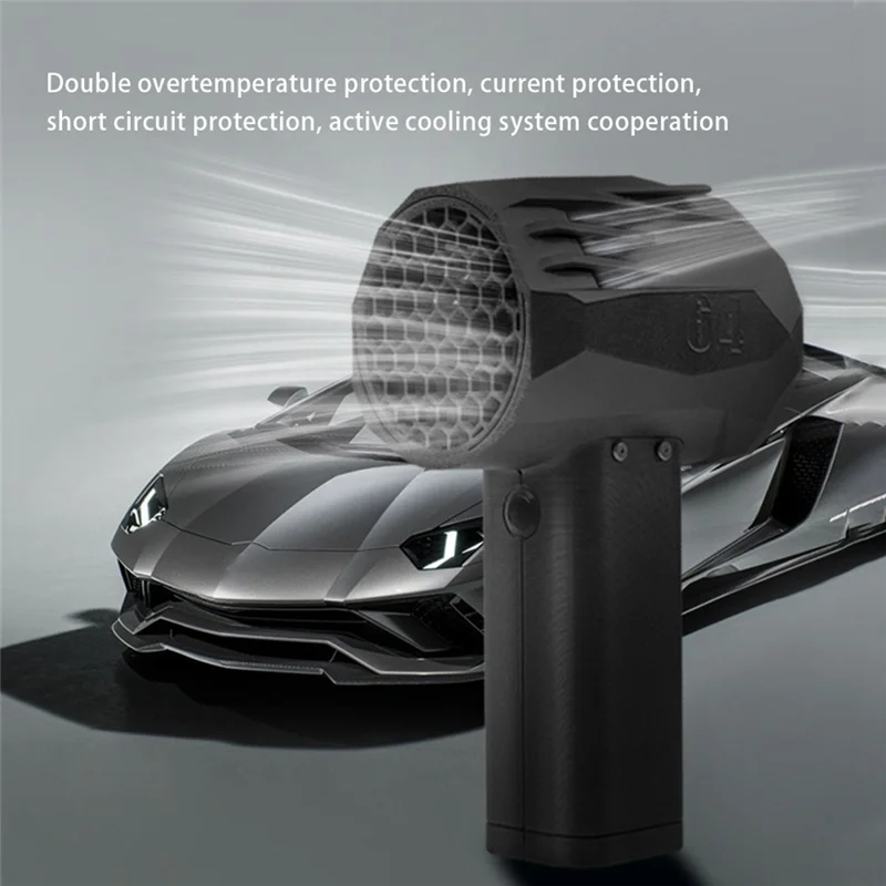 X64 Turbo Jet Fan Car Violent Blower Brushless Motor High Power Handheld Duct Fan Thrust 1400G Wind Speed 240Km/H-AB09
