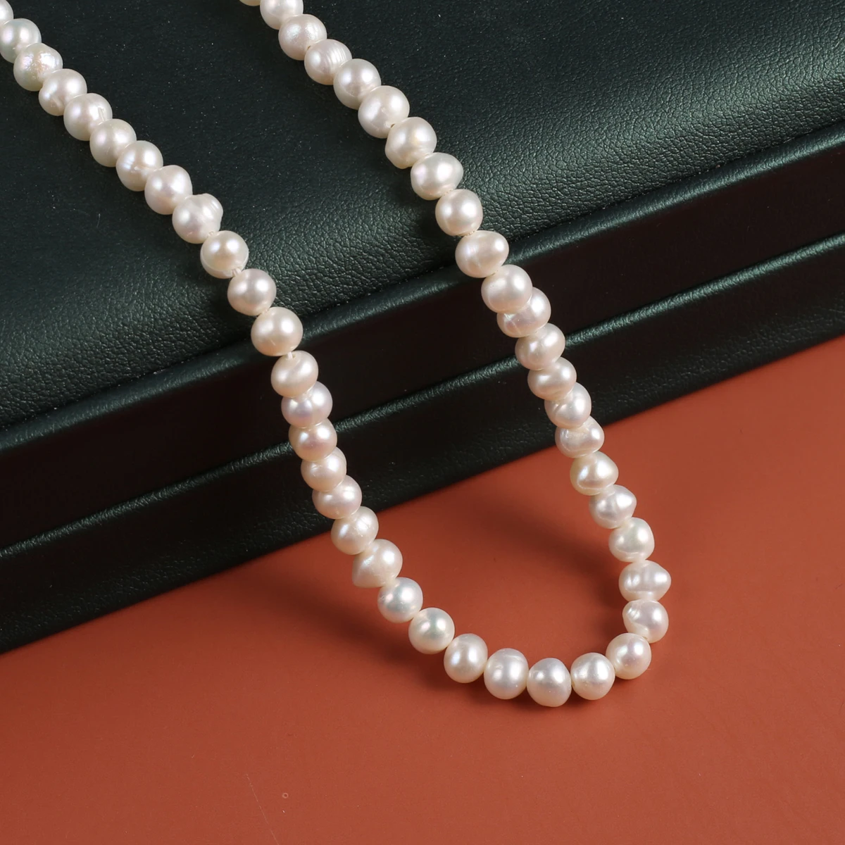A-grade 100% Natural Freshwater Pearl Punch Beads Jewelry Making DIY Necklace Bracelet Accessory Gift 4-4.5mm/36cm