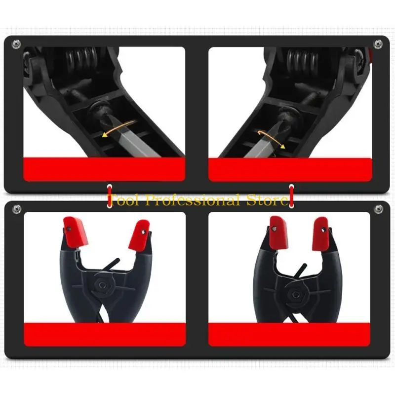 57qf Woodworking Planejada pesada ajustável A Clip DIY Fast Clamp