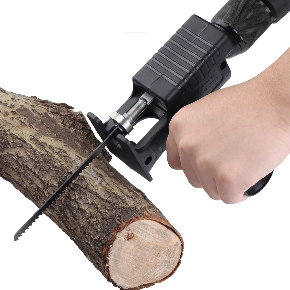 Portable Reciprocating Saw Adapter Electric Drill Modified Electric Saw Conversion Head for Wood Metal Cutting Tool