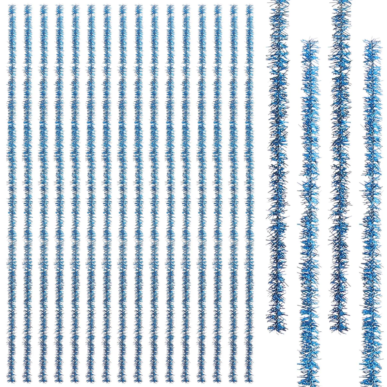 100 قطعة 30 سنتيمتر الذهبي بريق تويست ينبع DIY بها بنفسك لوازم الفن للأطفال المشاريع الإبداعية أدوات النشاط التعليمي بحيرة الأزرق