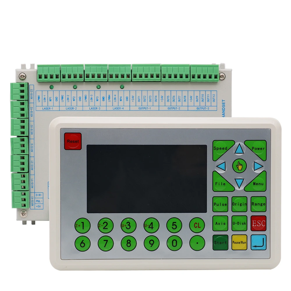 QDHWOEL Controller per macchina Laser CO2 di grandi dimensioni TL-B2 per macchina per incisione e taglio Laser a 4 teste