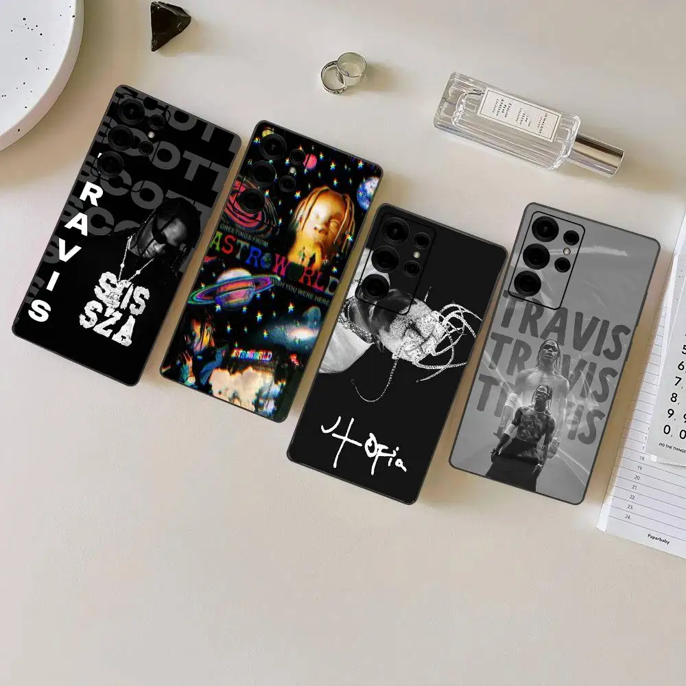 Luxury T-Travis S-Scott Cactus Jack Phone Case For Samsung S 24 fe 25 Ultra plus 20 lite 21 30 22 23 24 22 Ultra 5G Fundas