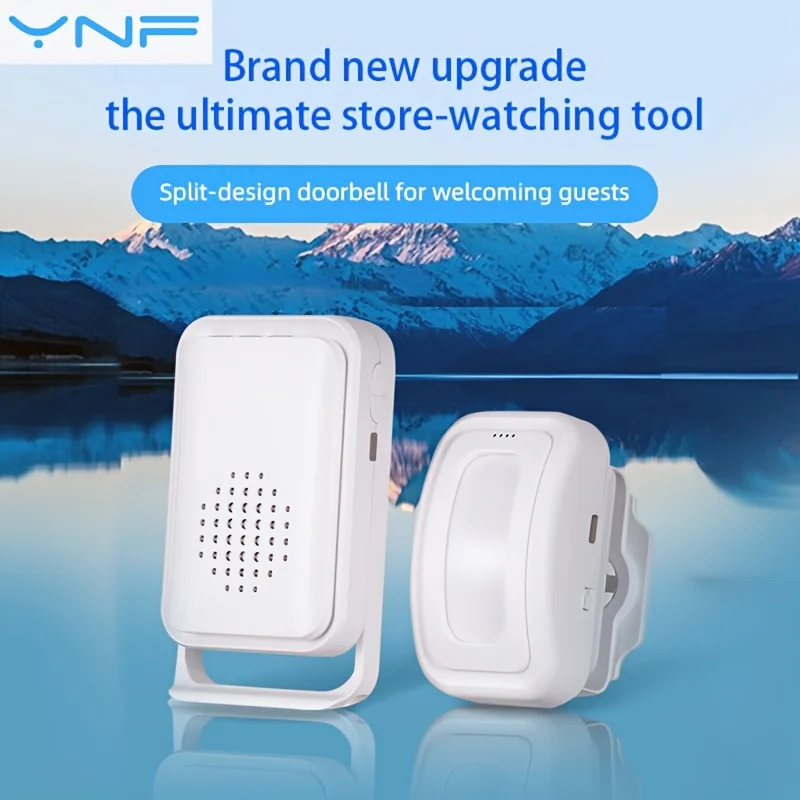 Split Induction Doorbell Intelligent Welcome Wireless Door Bell PIR Sensor 36 Chime Ringtone Distinction Prompt Alarm Sensor