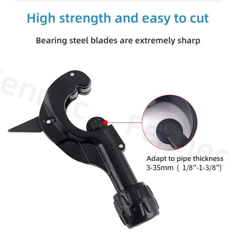 Bearing-type Pipe Cutter Rotary Manual Device Pvc Air Conditioning Copper Pipe Stainless Steel Corrugated Pipe Cutter Tool