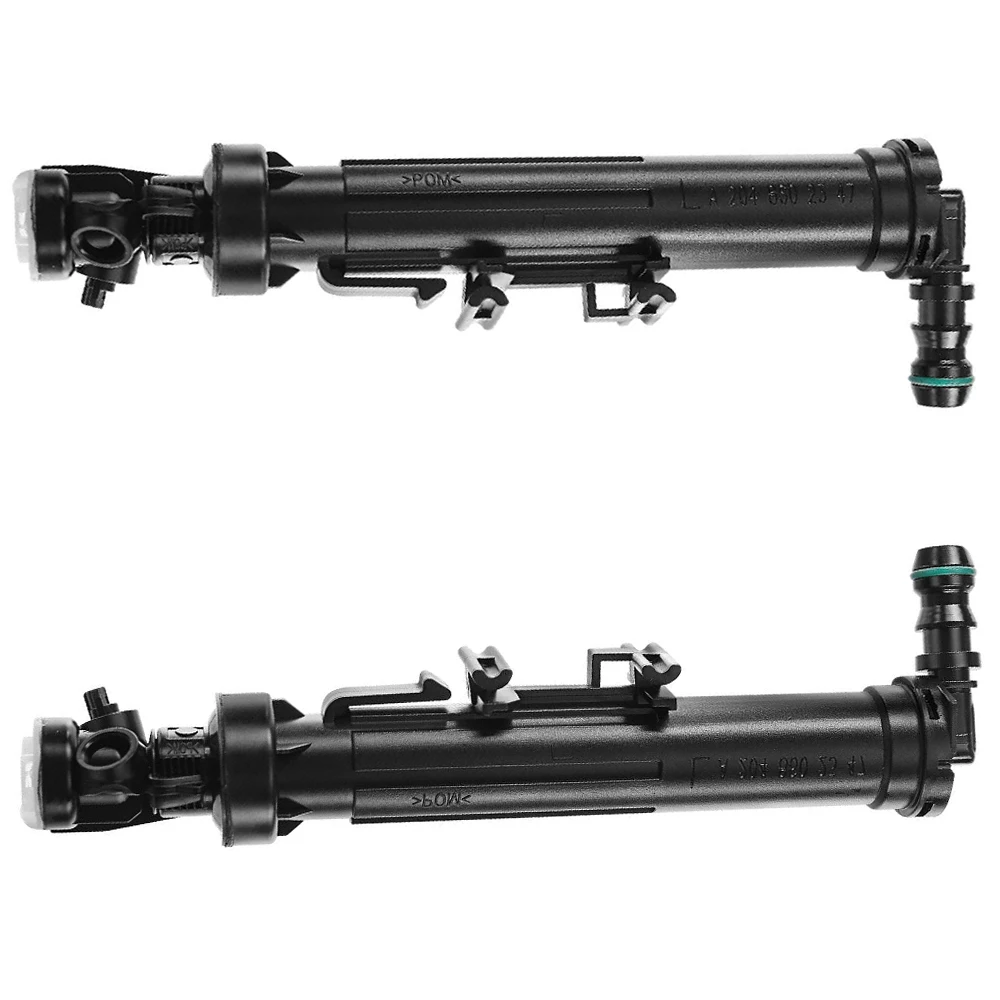 2pcs Headlight Washer Nozzles Left Right For Mercedes-Benz GLK250 GLK300 GLK350 X204 2013-2015 A2048602347 A2048602447