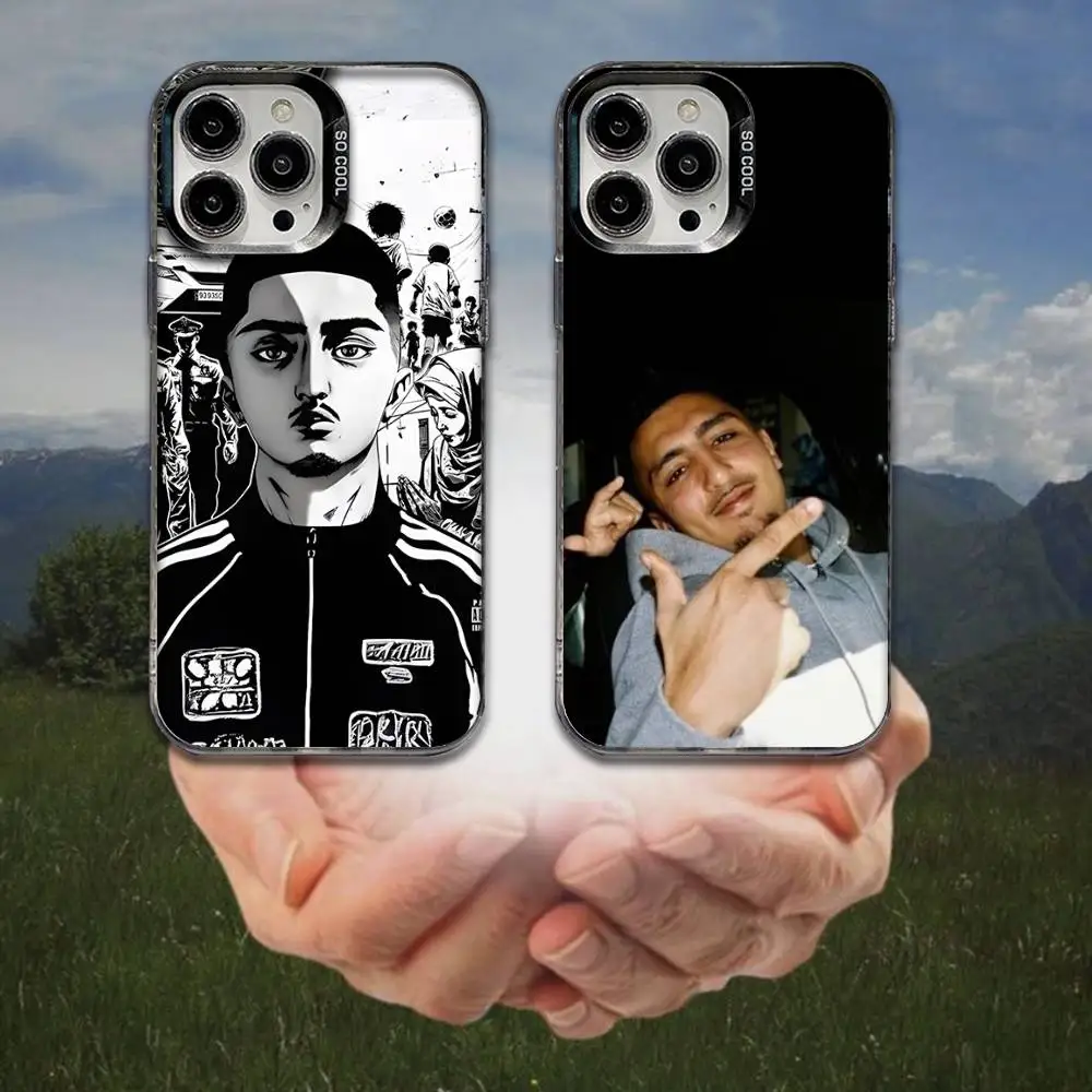 

Morad M.D.L.R Rapper Phone Case For iPhone 16,15,14,13,12,11,8,7,Pro,Max,Plus,Mini,XS,SE Anti Fall Black Matte Hard