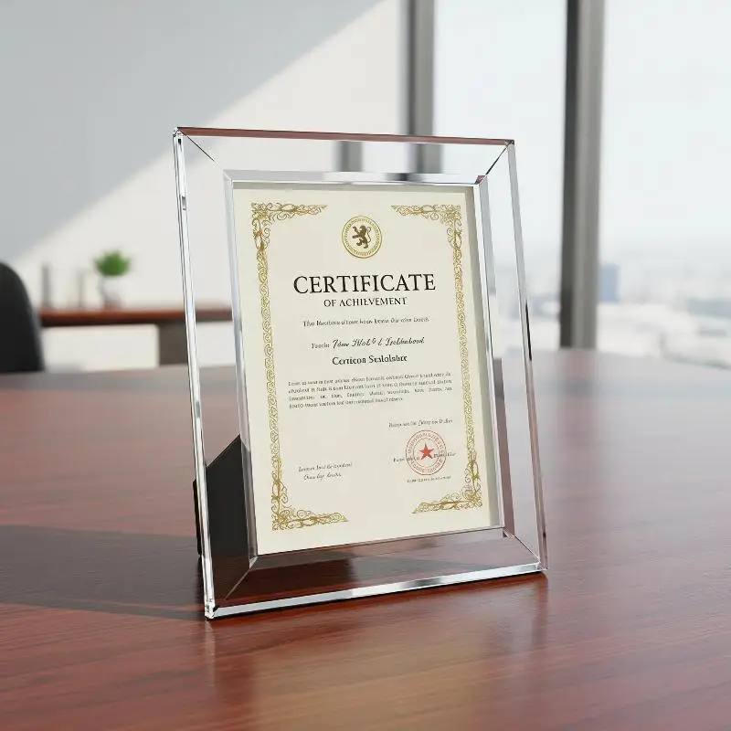 A4 A5 Clear Table Sign Holder Double-Sided Desktop Photo Frame Stand for Home Office Store Menu Price Display