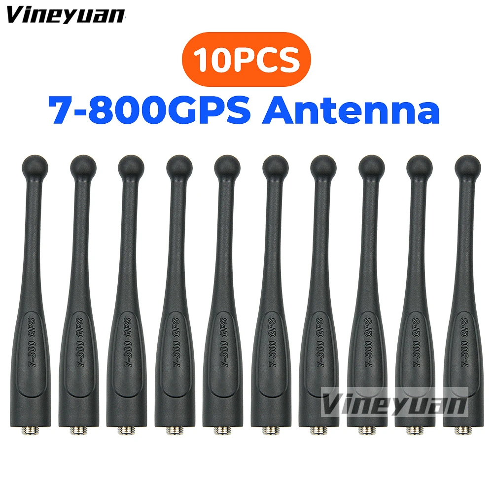 10PCS 700/800MHz GPS Stubby Walkie Talkie Antenna for MOTOROLA APX8000,APX7000,APX6000,APX6000XE,APX4000,APX1000,SRX2200