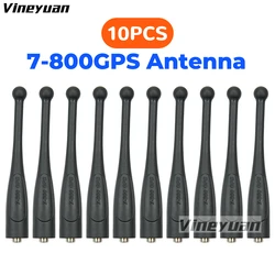 10PCS 700/800MHz GPS Stubby Walkie Talkie เสาอากาศสําหรับ MOTOROLA APX8000,APX7000,APX6000,APX6000XE,APX4000,APX1000,SRX2200