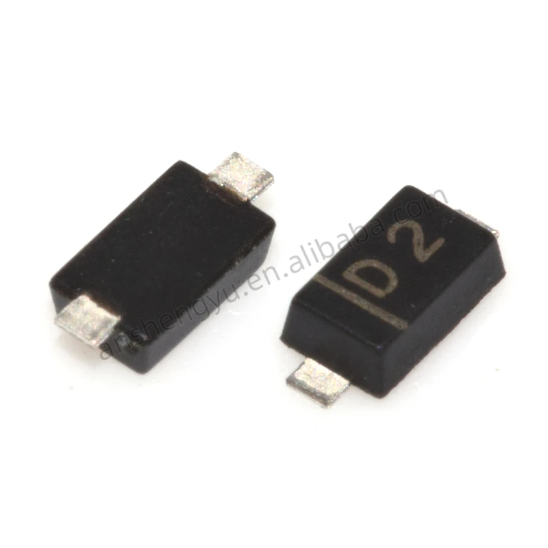 IC SOD-من الدوائر المتكاملة الأصلية ، 1N4448W ، D2 SMD ، جديدة