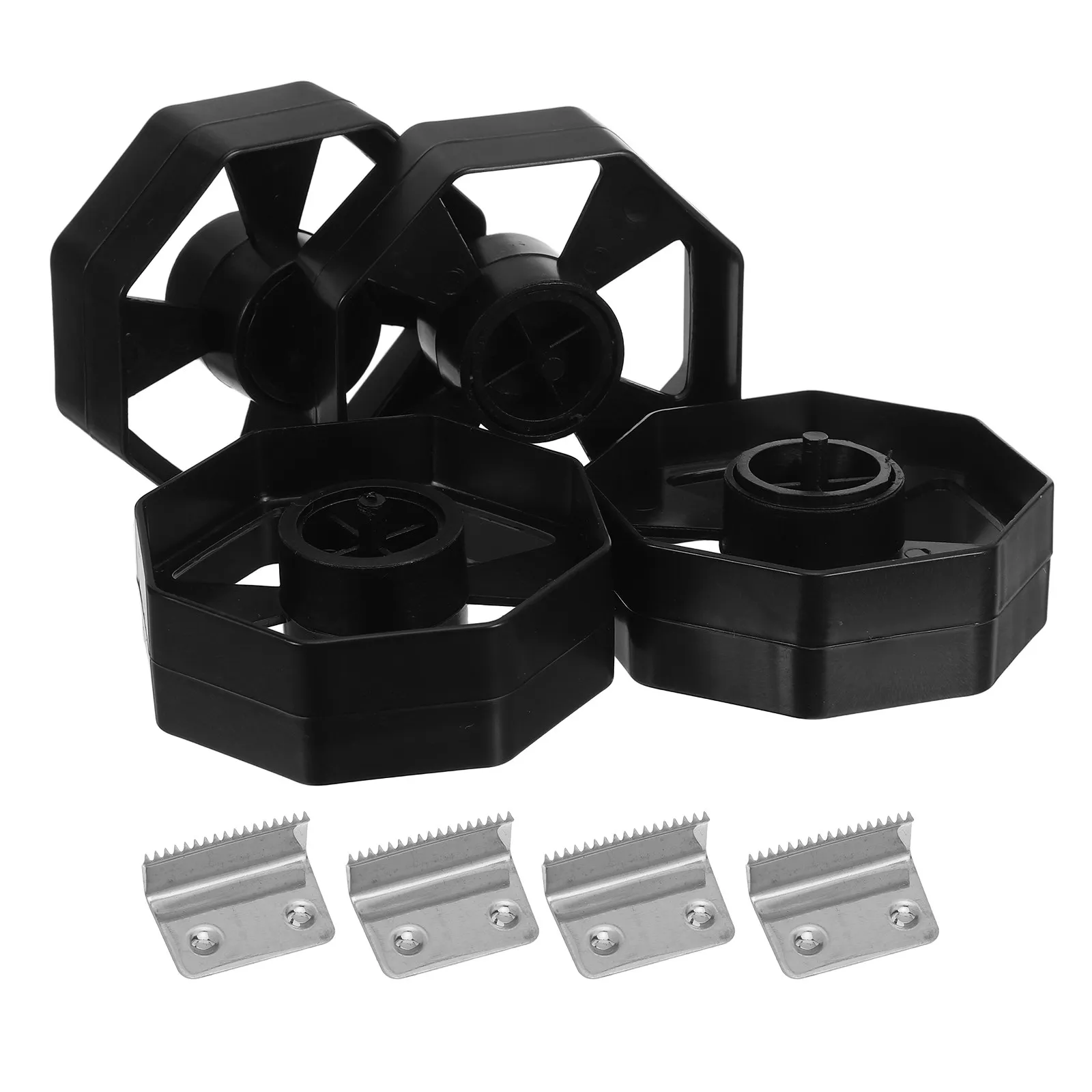 

Набор из 4 комплектов: сменные сердечники и колесики для диспенсеров лент, 1-дюймовые пластиковые центральные колесики с плавным скольжением для настольных офисных устройств