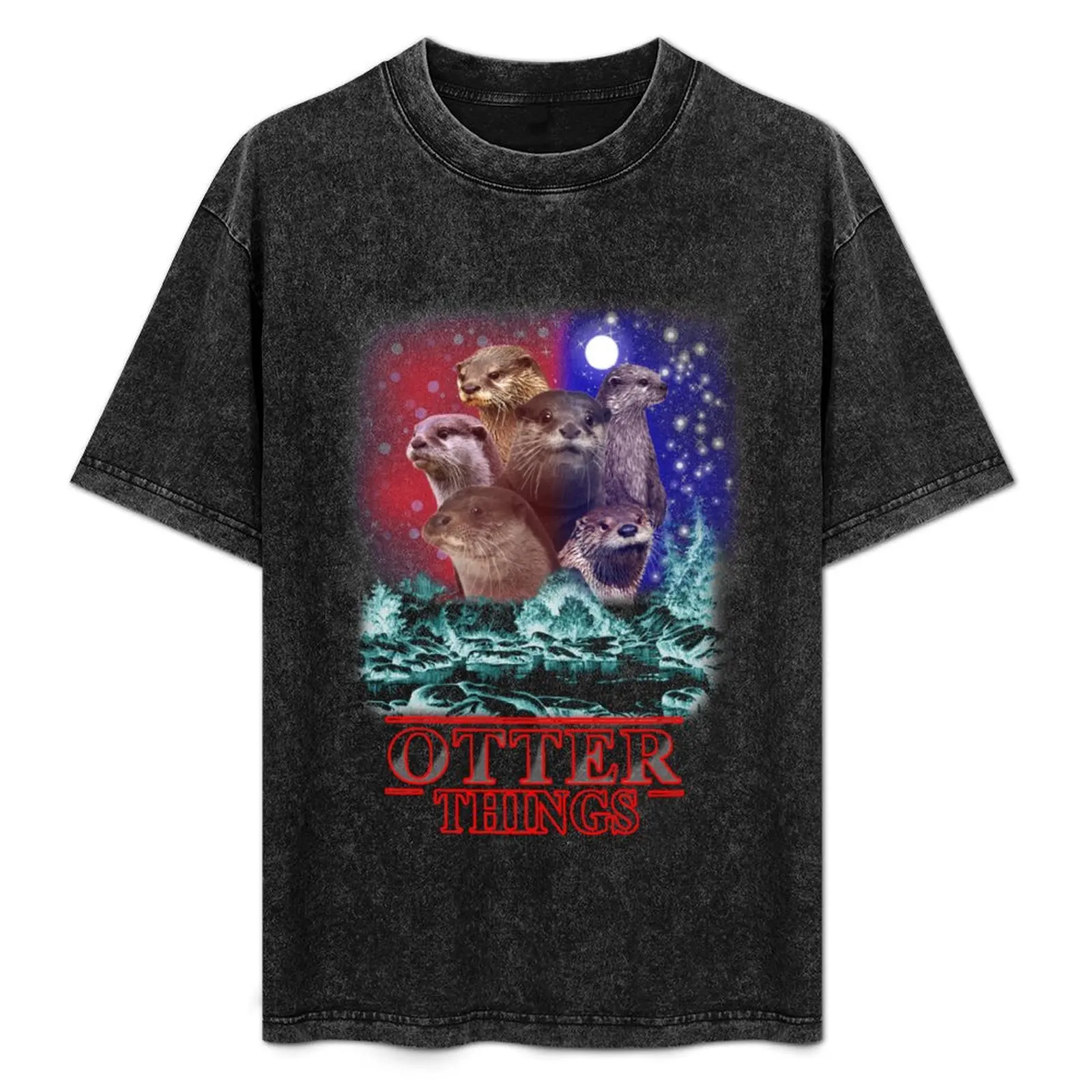 

Otter Thing T-Shirt Casual Lightweight Short Sleeve Top