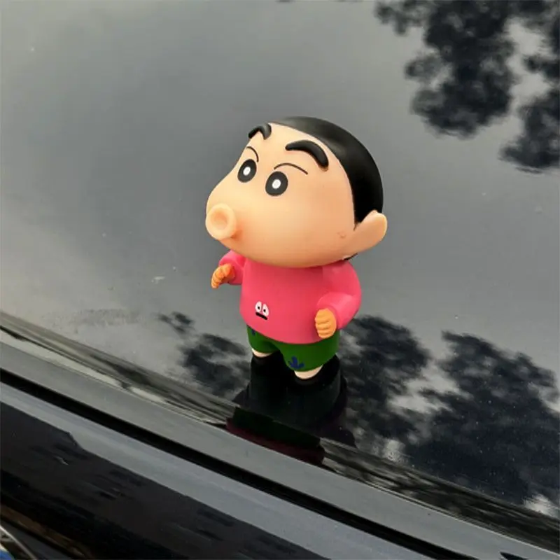 Anime Crayon Shin-Chan Figurine Nohara Shinnosuke Action Figures Beeping Mouth Pvc Model Collection Toys Decoration Birthday Gif