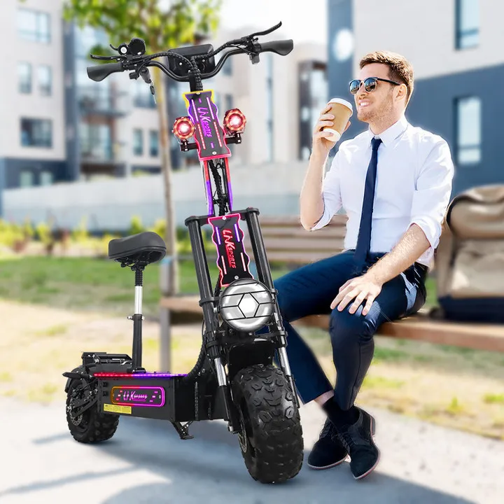 

STLF Advanced Fast Electric Scooter 13 Inch Off-road Tires 60v 8000w 50A E Scooter Adult Two Wheel Foldable Electric Scooter