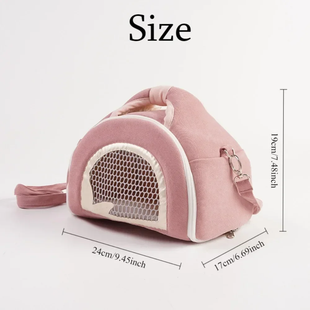 الحيوانات الأليفة الهامستر حقيبة سفر صغيرة حامل الحيوانات الأليفة حقيبة تنفس مريحة غينيا خنزير أرنب القنفذ تنفس حقيبة الحيوانات الأليفة حقيبة حمل الحيوانات الأليفة #3