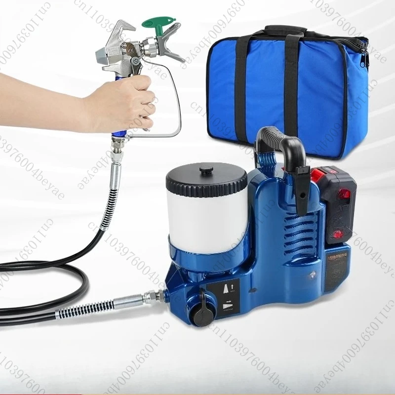 

Latex paint electric spray gun backpack lithium battery home decoration high-pressure airless spraying machine
