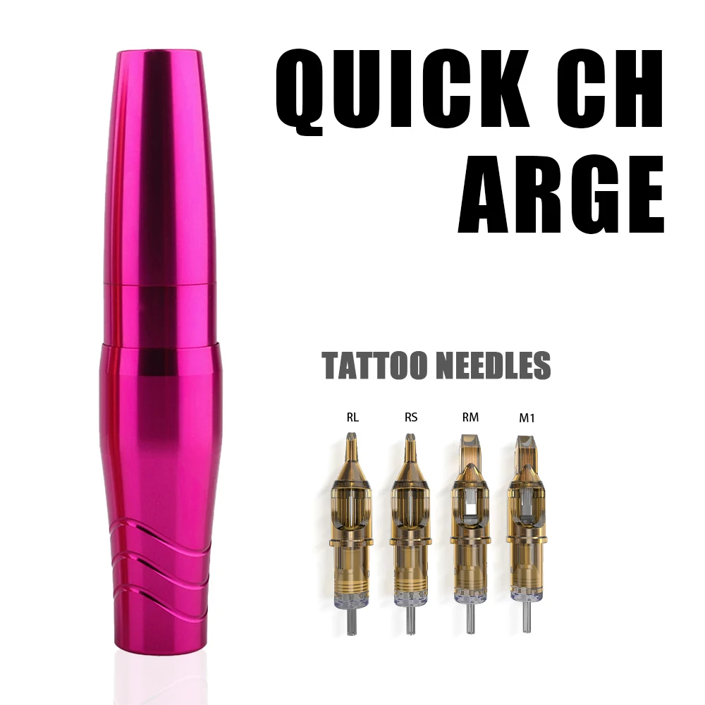YILONG Professional Complete Tattoo Pen Kit Small and Slim Tattoo Machine Set for Tattoo Beginners Makeup Tattoo Tools Kit