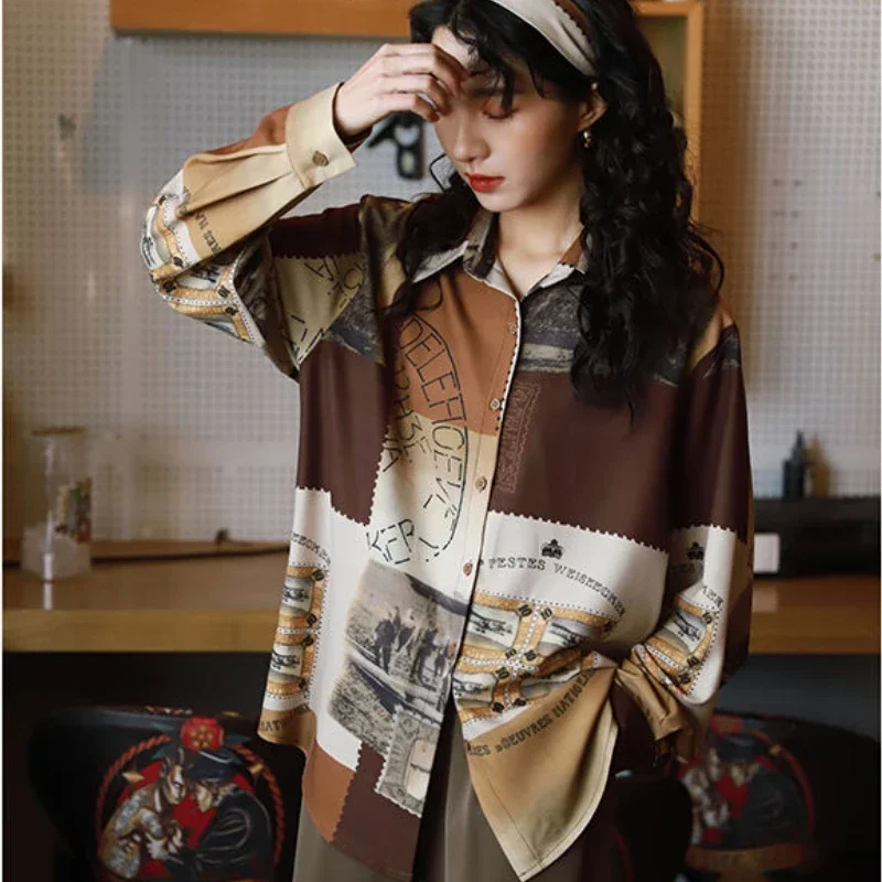 Ay3275 2023 spring summer autumn new women fashion casual ladies work Blouse woman overshirt female OL blouse women casual tops