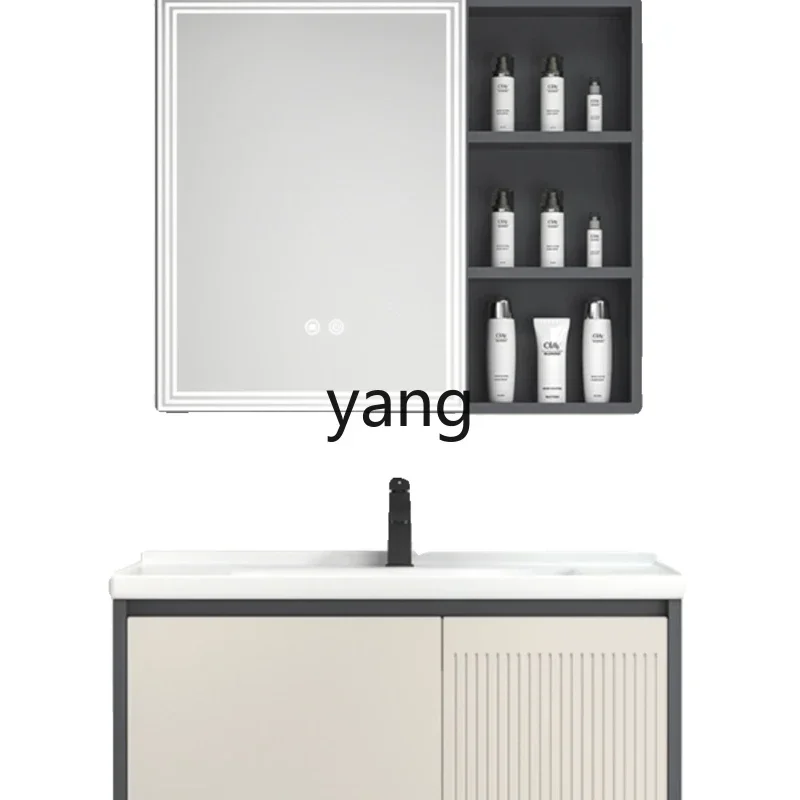 CX Modern Simple Smart Frame Bathroom Washbasin Washstand Integrated Ceramic Stone Plate Basin
