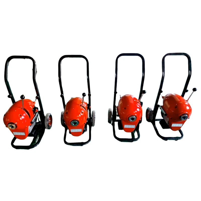 

220v 50HZ 750W Drain Pipe Cleaner Machine Pipeline Excavator with 6 Drill Cutter Heads