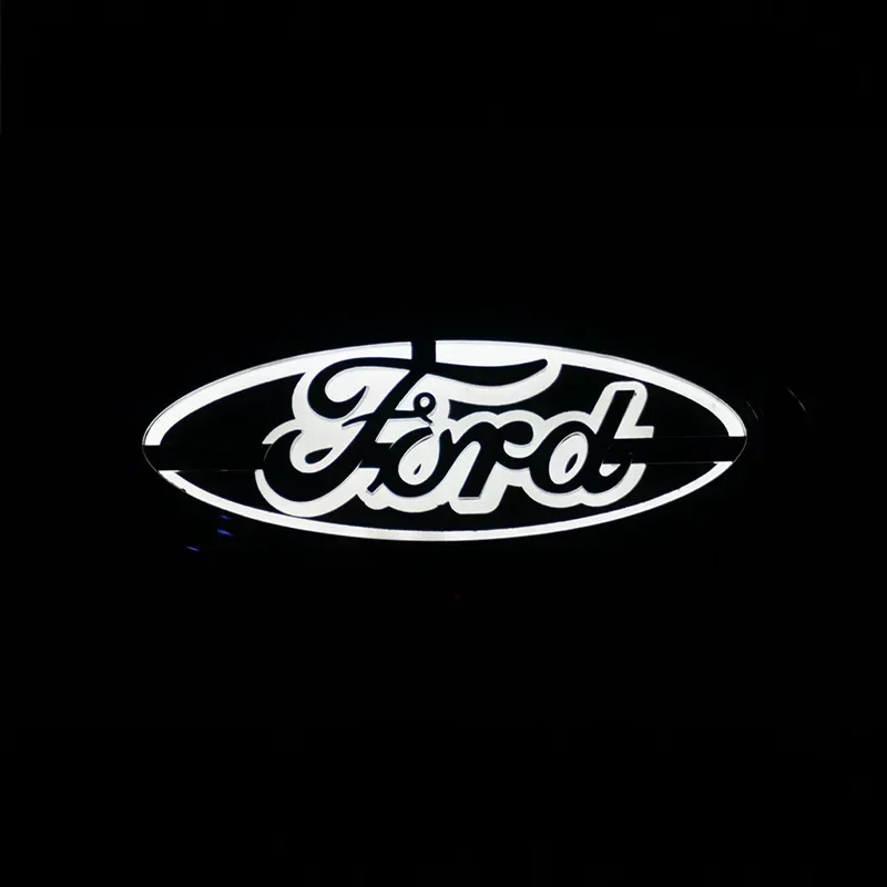 14.5x5.6cm Car LED Emblem Light for Ford Mustang Fusion Transit Focus Mk2 Mondeo Fiesta Ranger Kuga Explorer Badge Accessories