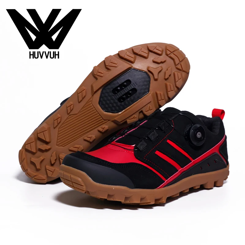 

XC/Trail/MTB Cycling Shoes Tênis Masculino Men's Gravel Road Bicycle Sneakers SPD Cleats System Suede Upper MTB Shoes MTB-181