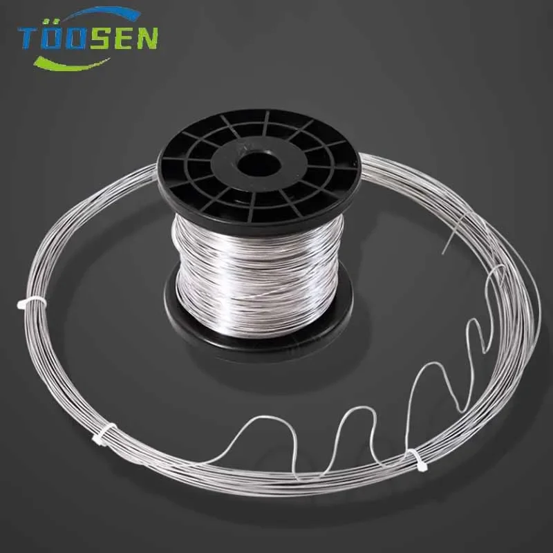 304 Stainless Steel Wire Soft/Hard Steel Wire DIY Craft Single Strand Lashing Steel Wires 0.05mm 0.1mm 0.12mm 0.15mm~3.0mm