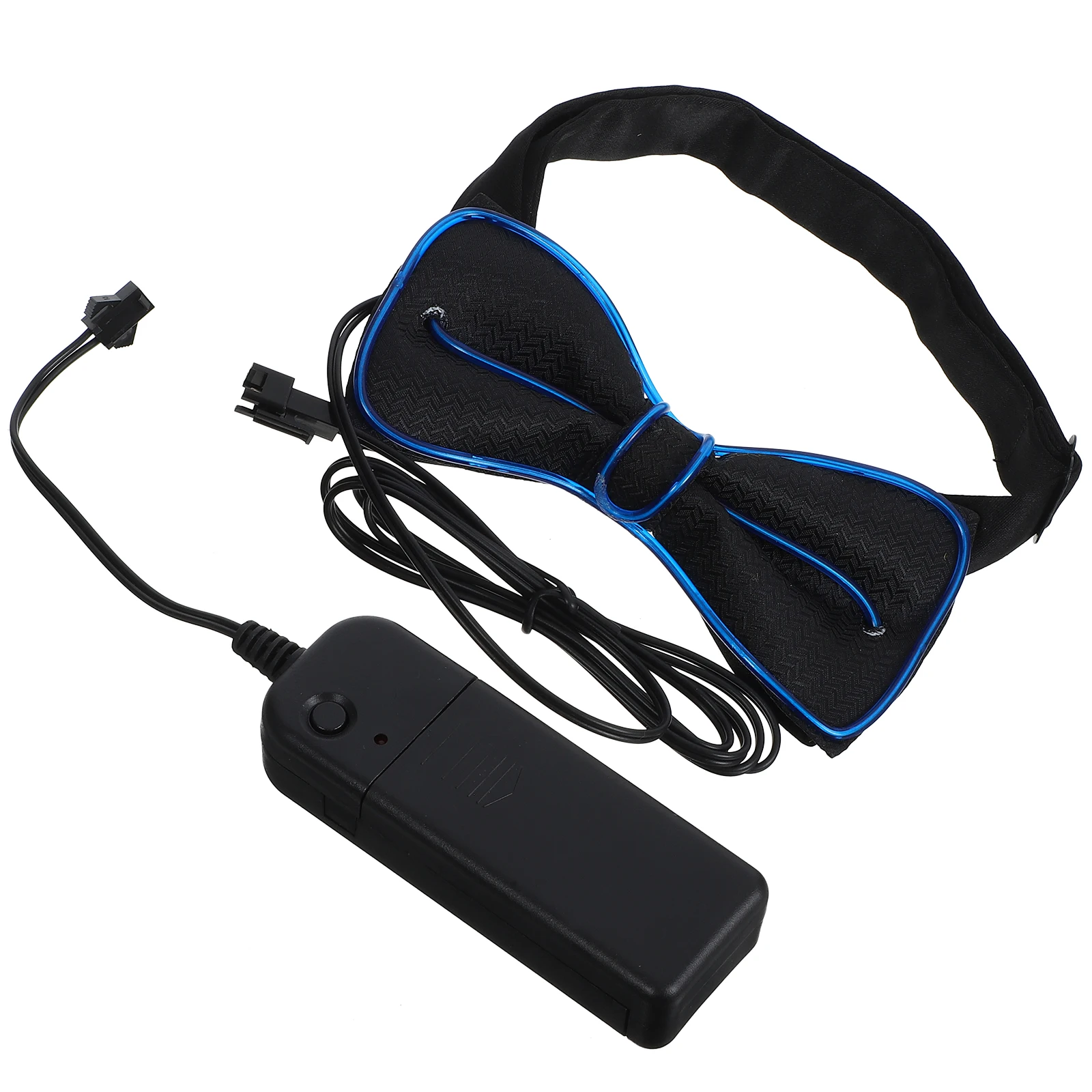 

Luminous Bow Glowing Party Decoration Blue Women Fancy Dress Accessory Halloween Costume Accessories Durable Safe Flashing Tie