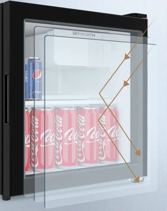 Mini Freezer Refrigerator 90L Ice-showcase Freezer Refrigerators Fridge for Home Hotel