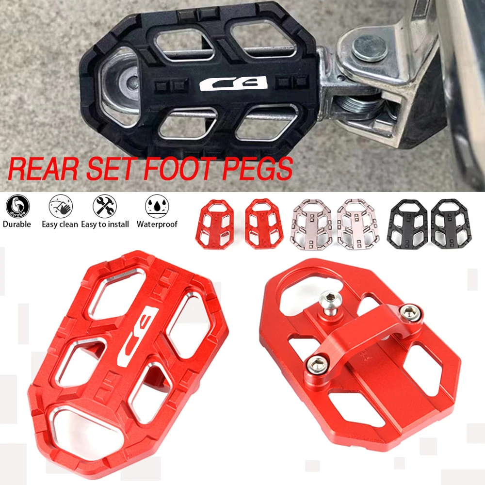 

FOR HONDA CB500X CB500F CB400X CB400F Brake Pedal Pad CB 500X CB500 F Footrest Foot Pegs Pedals Foot Rest CB650R CB650F CB300R