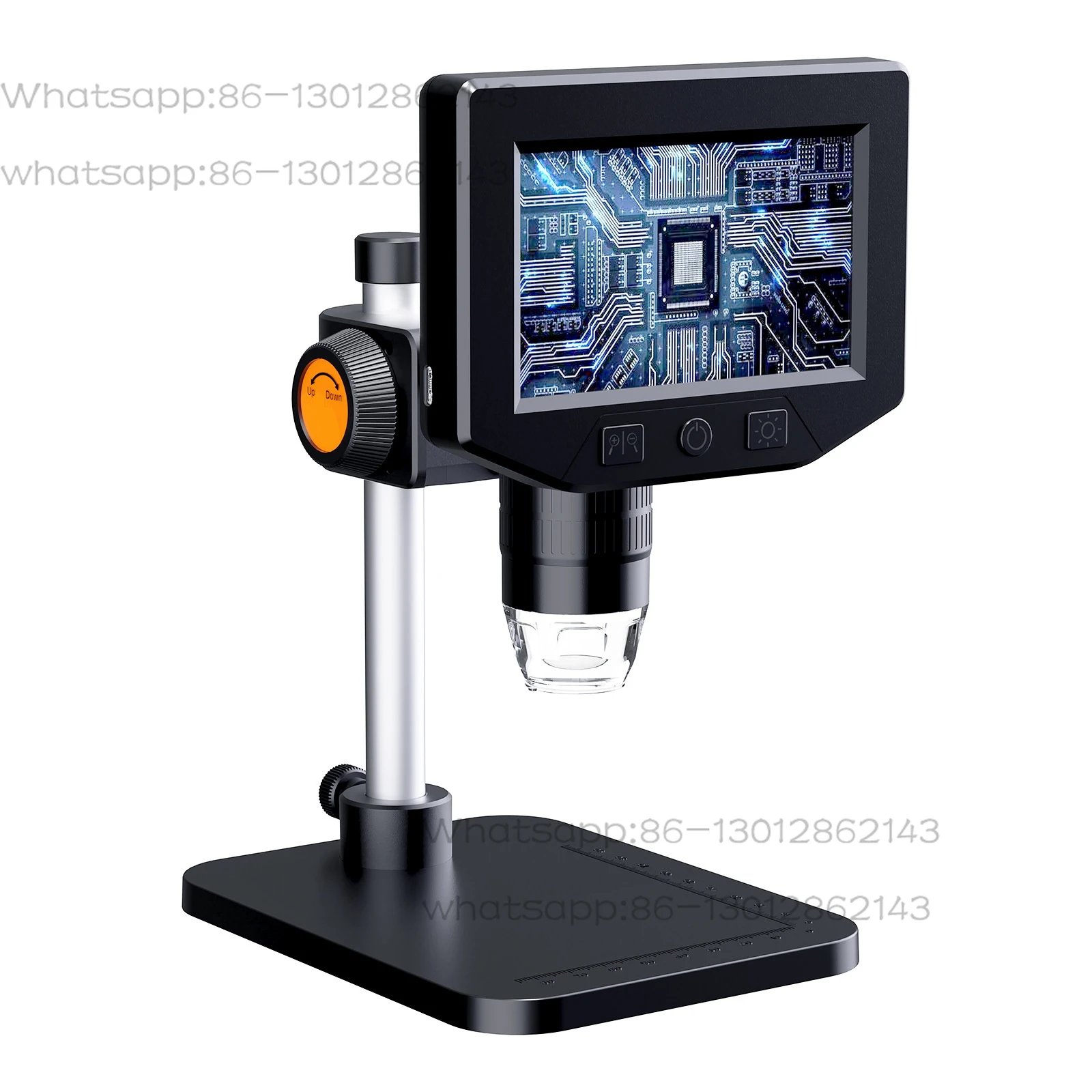 4.3-inch digital microscope, 1000x 1080p video microscope, used for adult welding