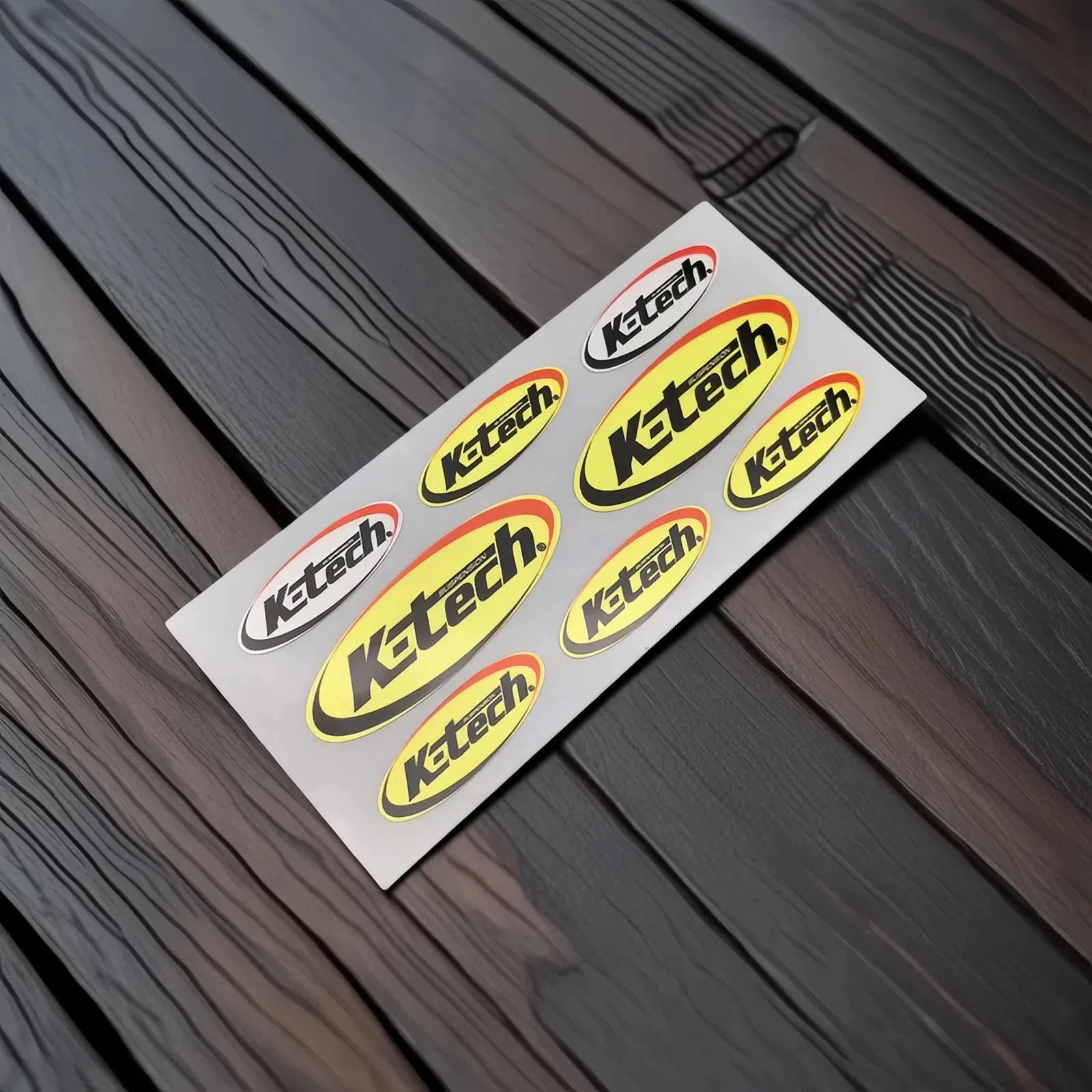 

8 шт. светоотражающие наклейки K-Tech Ktech подвесная вилка мотоцикл ламинированные наклейки K Tech графика