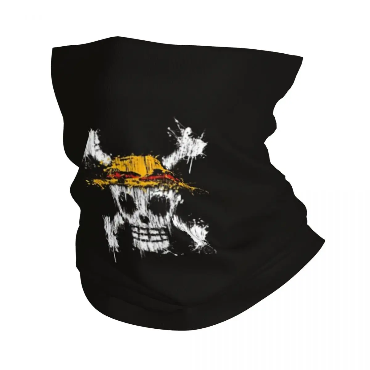 One Piece Skull (2) Bandana Neck Cover Printed Wrap Mask Scarf Multi-use Cycling Scarf Outdoor Sports Unisex Adult Windproof