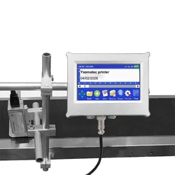 YAOMATEC 12.7mm 25 languages automatic coding machine mask logo printer Online Inkjet Printer Thermal Inkjet TIJ Printer
